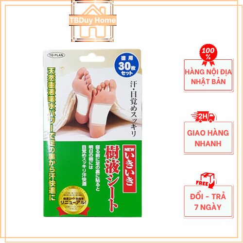 Miếng dán thải độc chân Toplan Nhật Bản  Có bán lẻ dùng thử