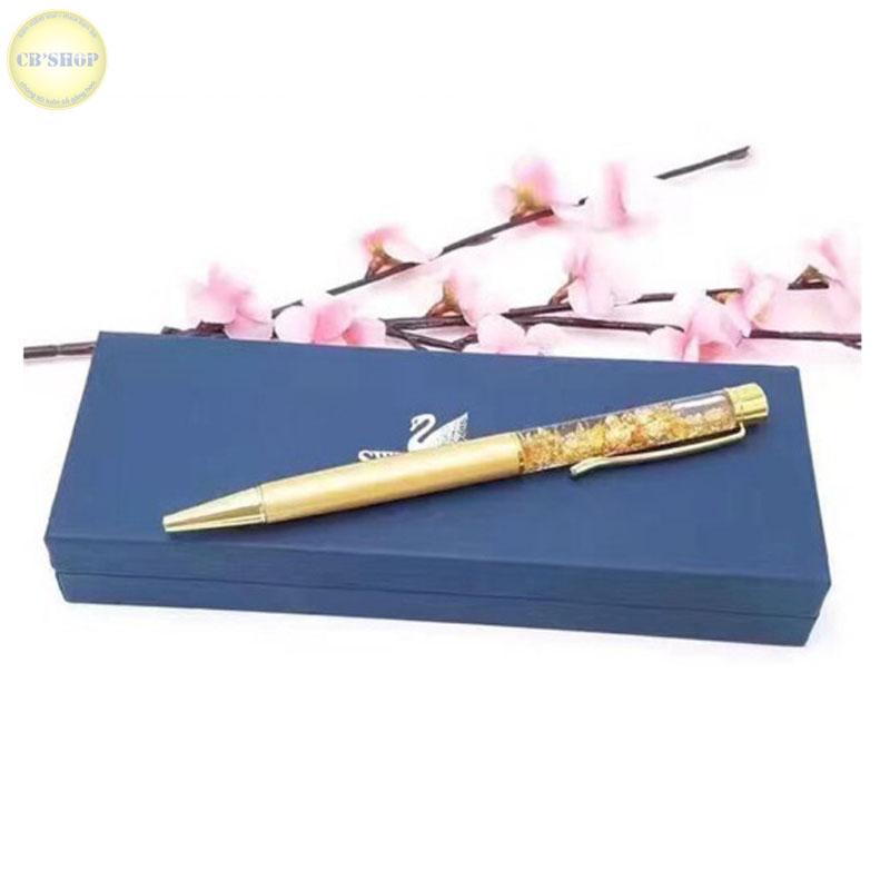Bút bi vẩy vàng lá cao cấp
