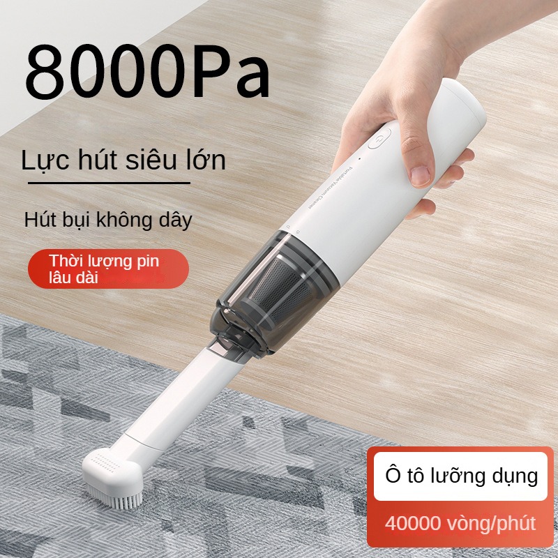 Xiaomi Máy hút bụi cầm tay Máy hút bụi cầm tay hút mạnh mẽ nhà thông minh không dây điện 130ml Máy hút bụi xe hơi Vacuum Cleaner