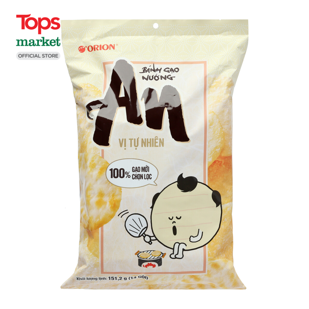 Bánh gạo nướng an vị tự nhiên 151.2g - siêu thị tops market