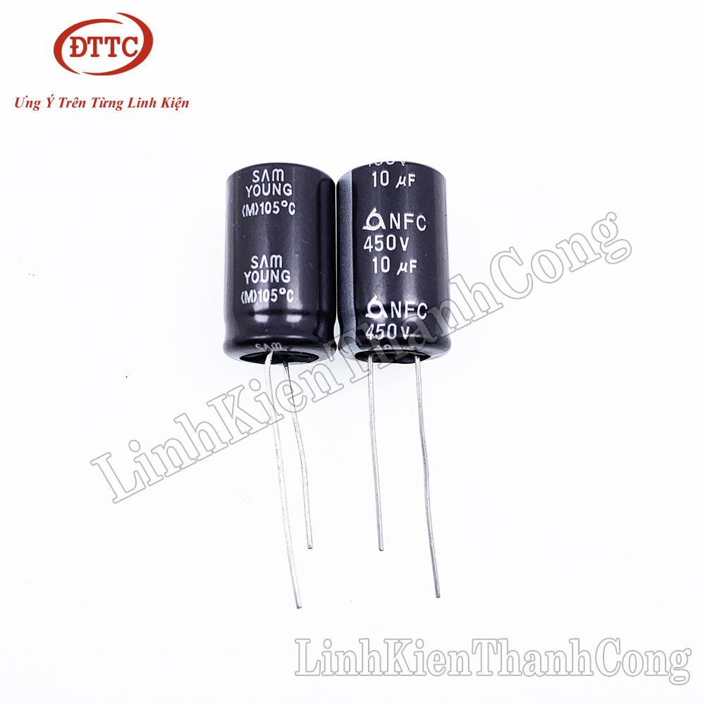 Tụ hóa samyoung 10uf 450v