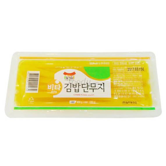 Củ cải vàng cắt dài sẵn Hàn Quốc 400gr