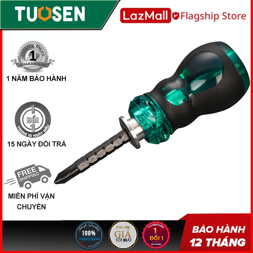 Tô vít lùn 2 đầu 6 ly  có từ tính mạnh TUOSEN
