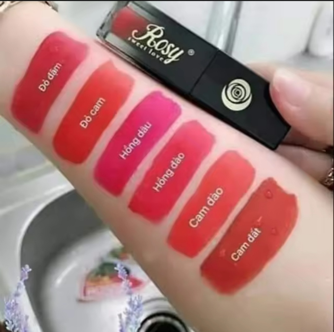 Son kem lì rosy - son kem lì không chì bền màu lâu trôi