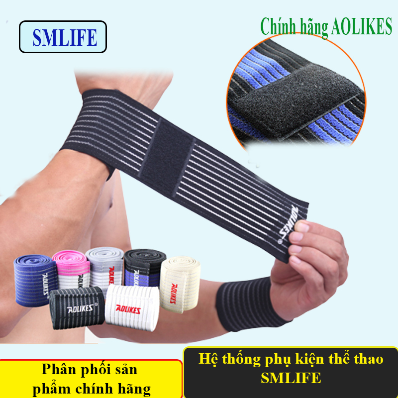 Băng quấn bảo vệ cổ tay aolikes chính hãng, quấn đùi, cổ chân, khuỷu tay đa năng
