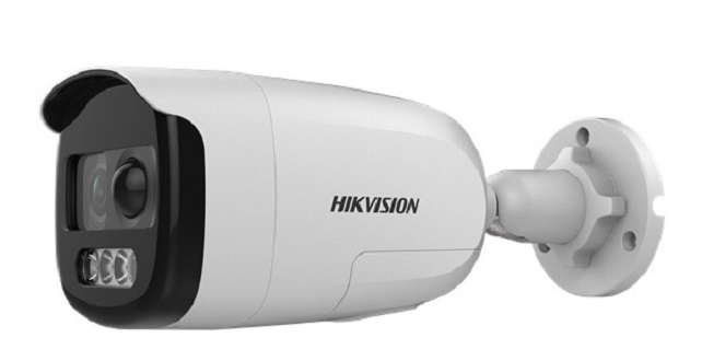 Ds-2ce12dft-pirxof camera hd-tvi colorvu tích hợp còi, đèn báo động - sản phẩm chính hãng hikvision