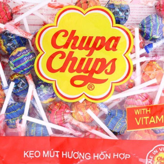 Hot sale kẹo mút chupa chups 1 gói 50 cây
