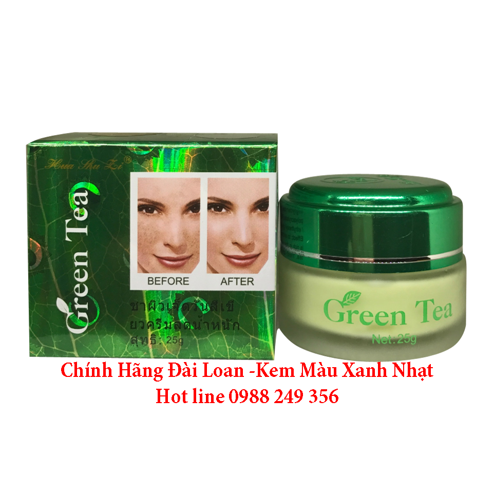[HCM]KEM NÁM TRẮNG DA TRÀ XANH GREEN TEA TAIWAN 25G