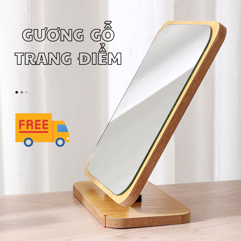Gương Để Bàn, Gương Trang Điểm Phong Cách Hàn Quốc - LEON STORE