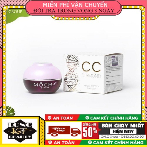 [Chính hãng - Mỹ Phẩm Mocha Beauty] Kem CC phấn nước Hàn Quốc Mocha 40gr che Khuyết điểm makup cho da