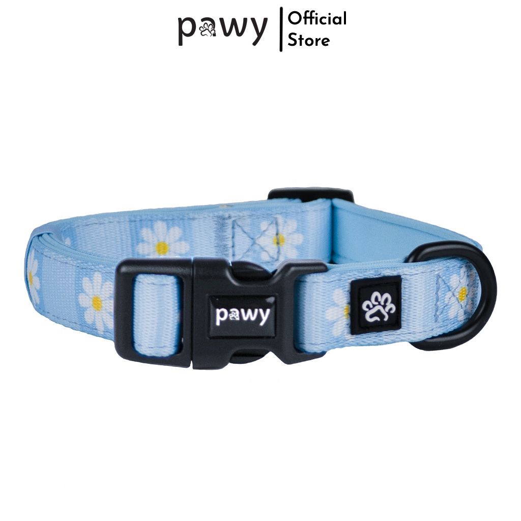 Pawy Dog Collar - Daisy On The Sea Collection