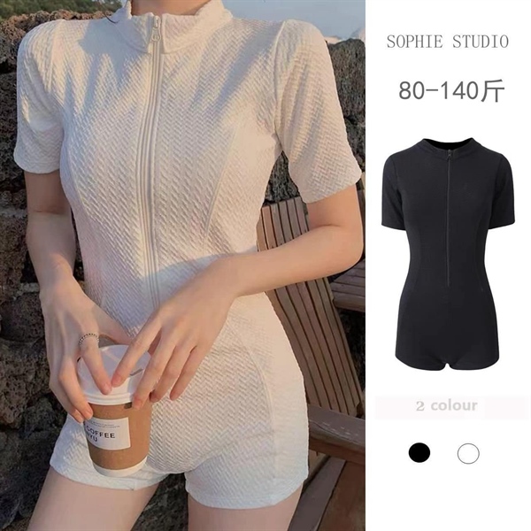 Set bộ đồ bơi nữ liền thân quần đùi kèm mút siêu xinh