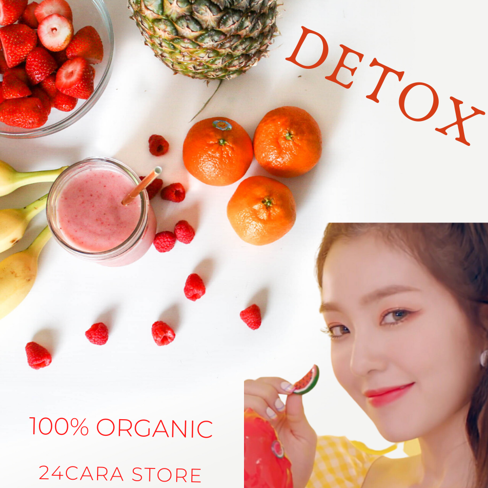SET 10 Gói Trà Detox hoa quả sấy khô, DETOX KOREA - không vỏ hộp, bình pha