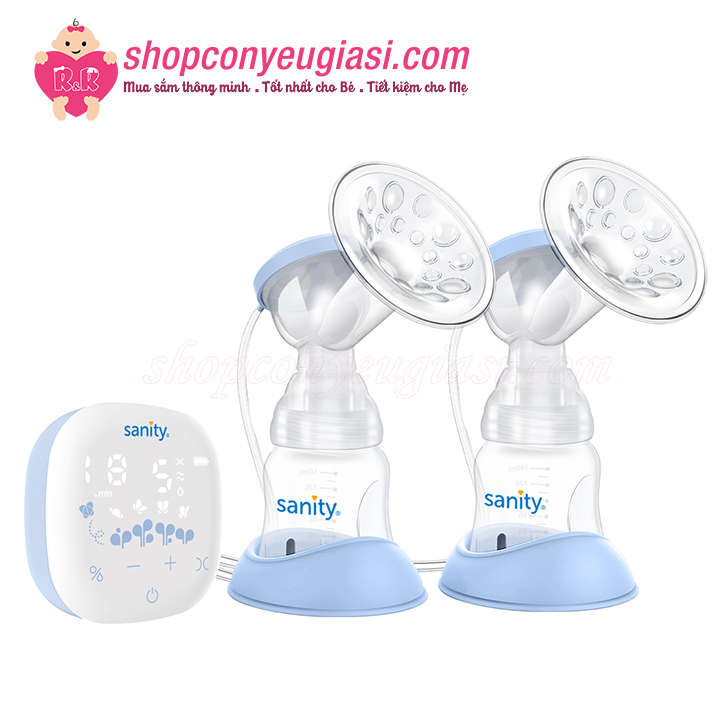 Máy hút sữa điện đôi sanity s6306.eng - thế hệ mới 2 động cơ