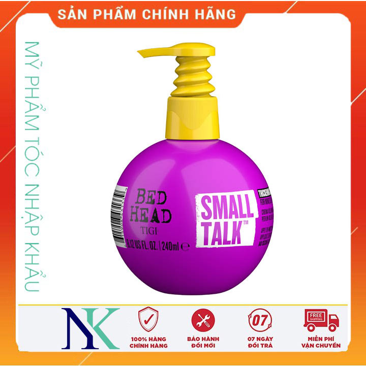 Wax tạo nếp tóc uốn tigi bed head small talk 240ml
