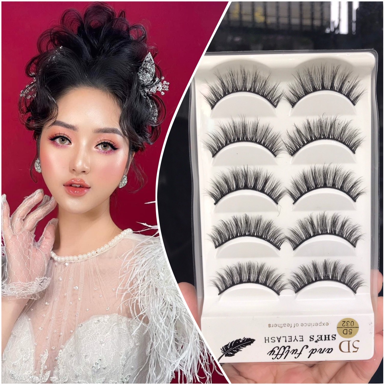 Mi giả chồn 5D cao cấp tự nhiên
