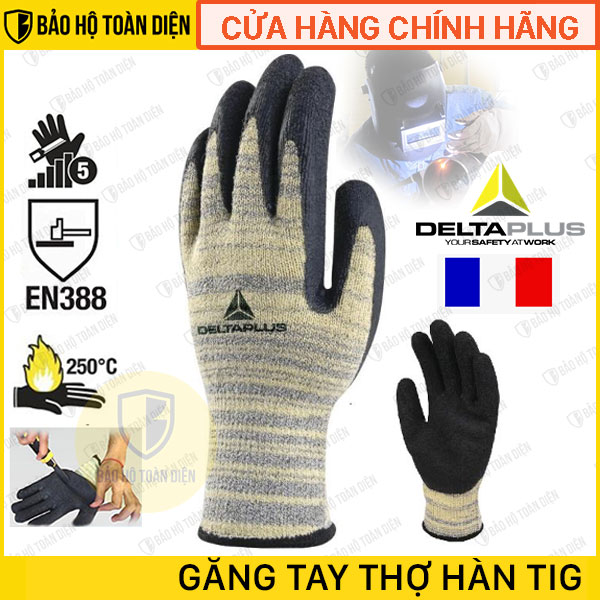 [HCM]Găng tay chống cắt chịu nhiệt Deltaplus Venicut52 | Thương hiệu Pháp | Bao tay chống chịu nhiệt cho thợ hàn tig nướng bánh