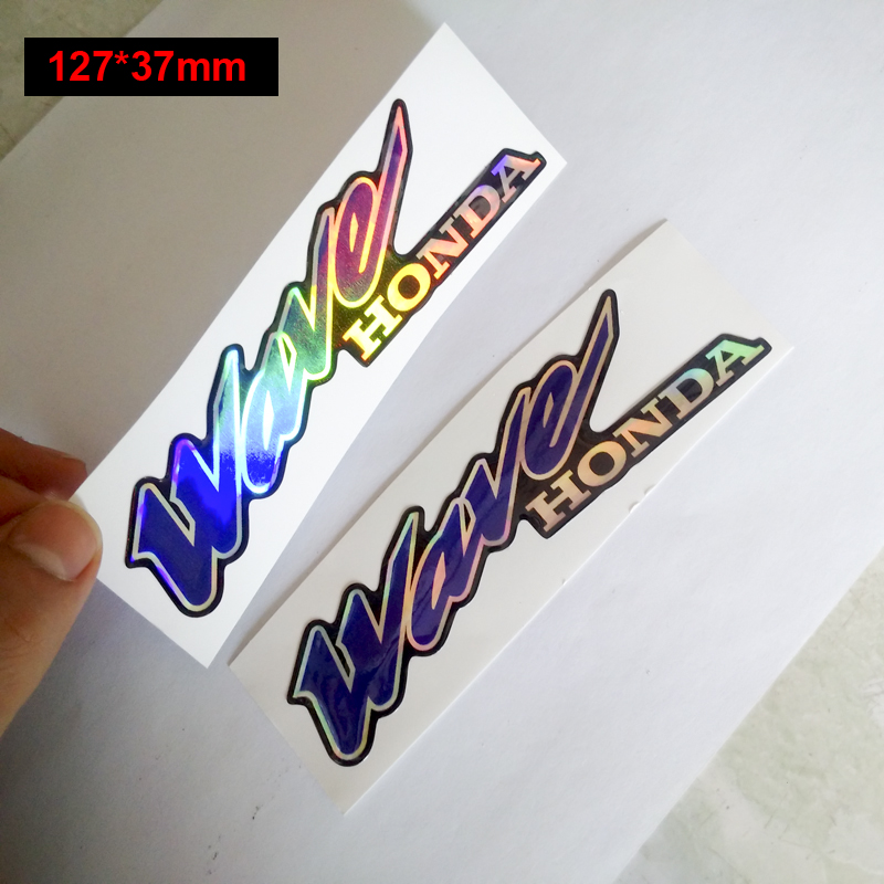 Bộ 2 tem wave phản quang 7 màu