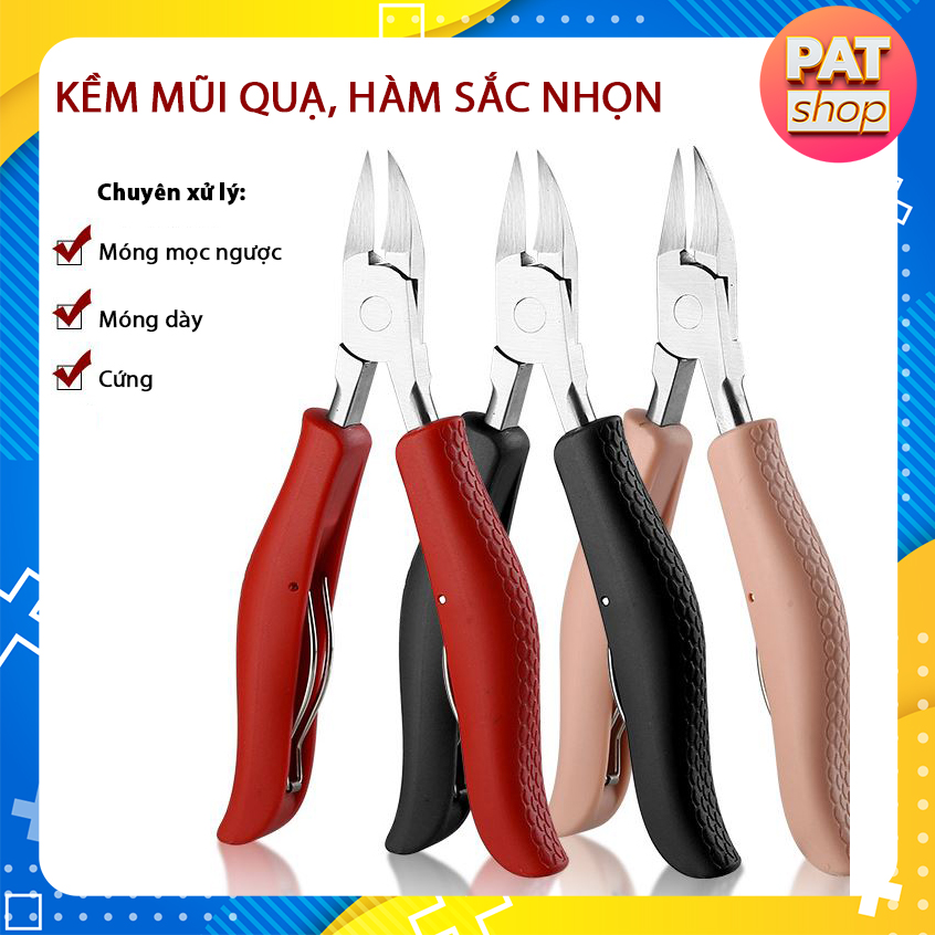 Kềm cắt móng, cắt da chết, kìm cắt móng mọc ngược Chuyên Nghiệp Bằng Thép Không Gỉ #4