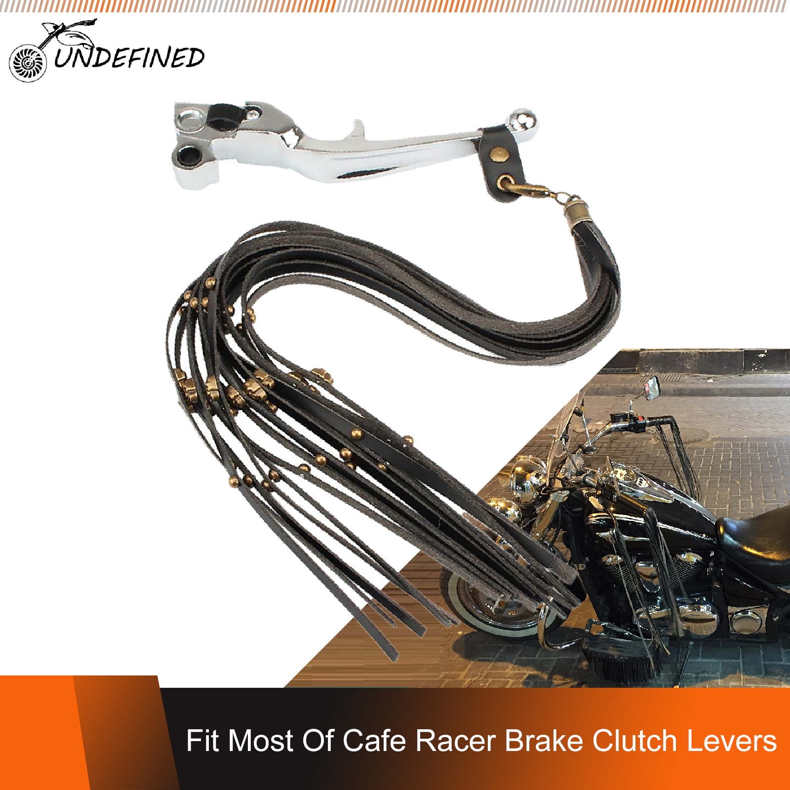 Xe Máy sọ đinh tán phanh ly hợp đòn bẩy bao gồm PU Da Tua đòn bẩy Grip bìa cho Harley Ấn Độ Cafe r Cruiser tùy chỉnh