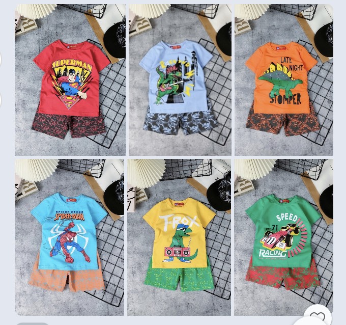 Đồ bộ bé trai size đại từ 23kg-40kg siêu cute