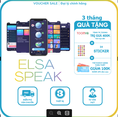 ELSA SPEAK English Pro - 3 THÁNG - Phần mềm học nói tiếng Anh bản xứ