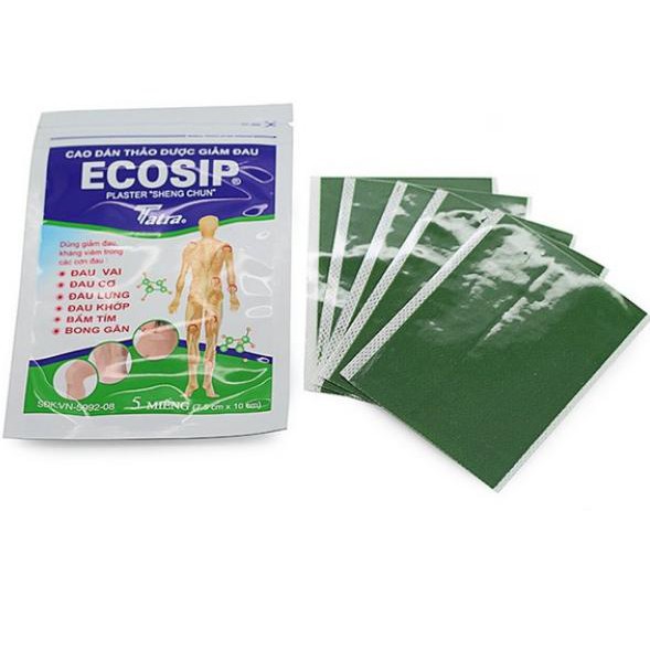 Cao dán ecosi hộp 20 miếng x 5 gói