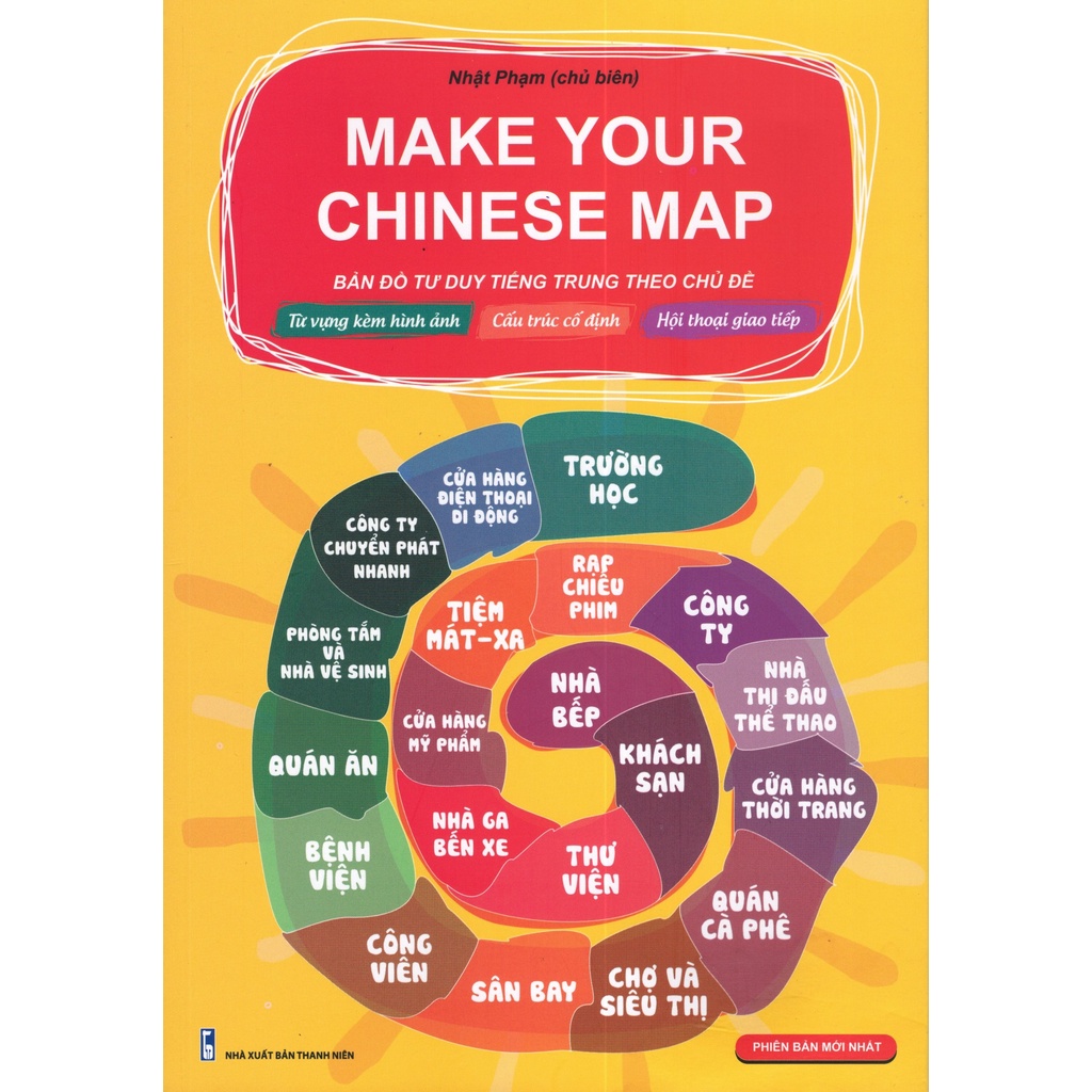 Sách - Make your chinese map bản đồ tư duy tiếng trung theo chủ đề