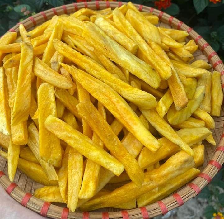 1 KG- Khoai lang vàng cọng sấy giòn không đường