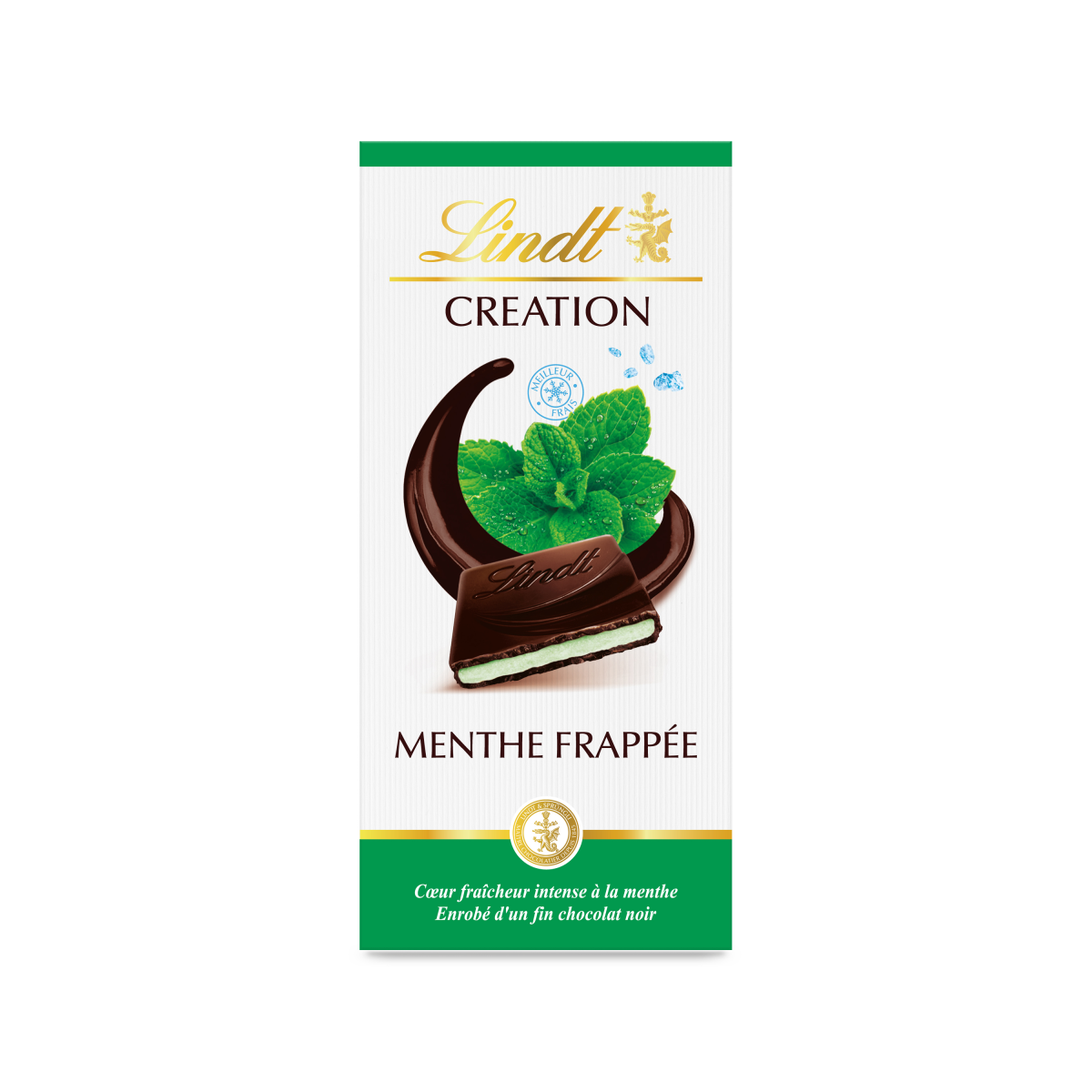 Socola đen nhân chảy bạc hà 150g - Chocolate Lindt Création Menthe Frappée