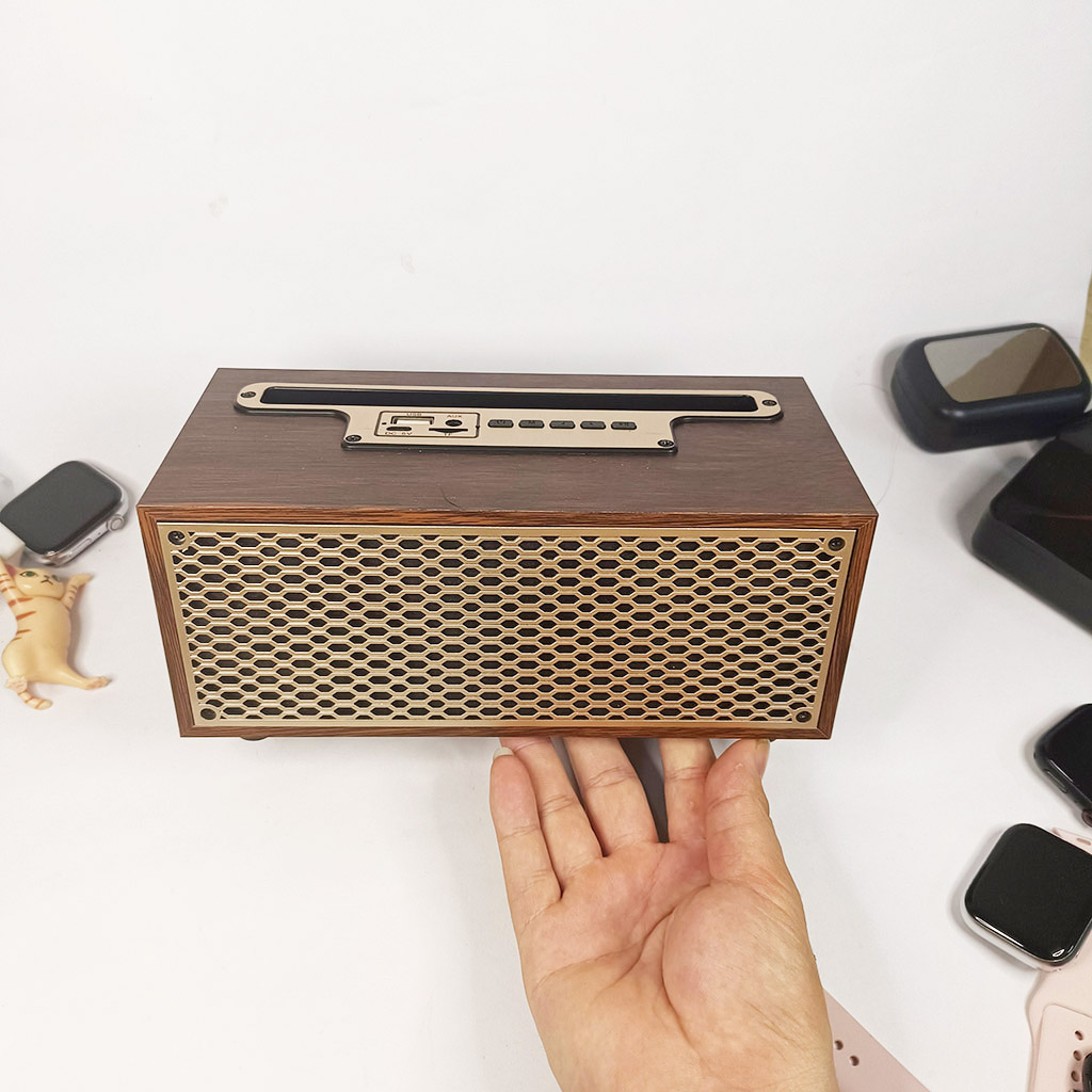 🎁 XM - 5H 🎁 Loa Thùng Mini Để Bàn Làm Việc XM 5H - Loa Thùng Gỗ Gỗ Mini - Bản Cao Cấp - Bass Lớn - Kết Nối TV - Máy Vi Tính - Loa Bluetooth Không Dây XM5H