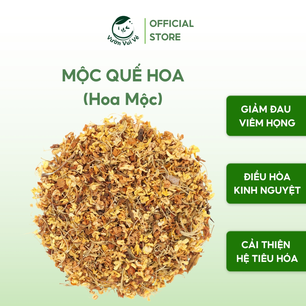 Trà quế hoa thượng hạng sấy khô chữa viêm họng, giảm đạu bụng kinh, giảm hôi miệng - vườn vui vẻ