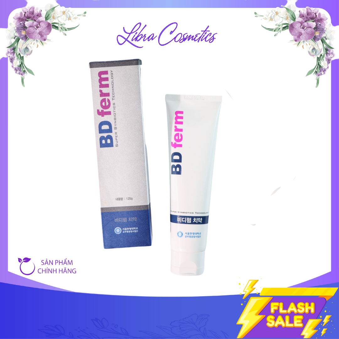 Kem đánh răng men vi sinh ngừa sâu răng bd ferm toothpaste chính hãng