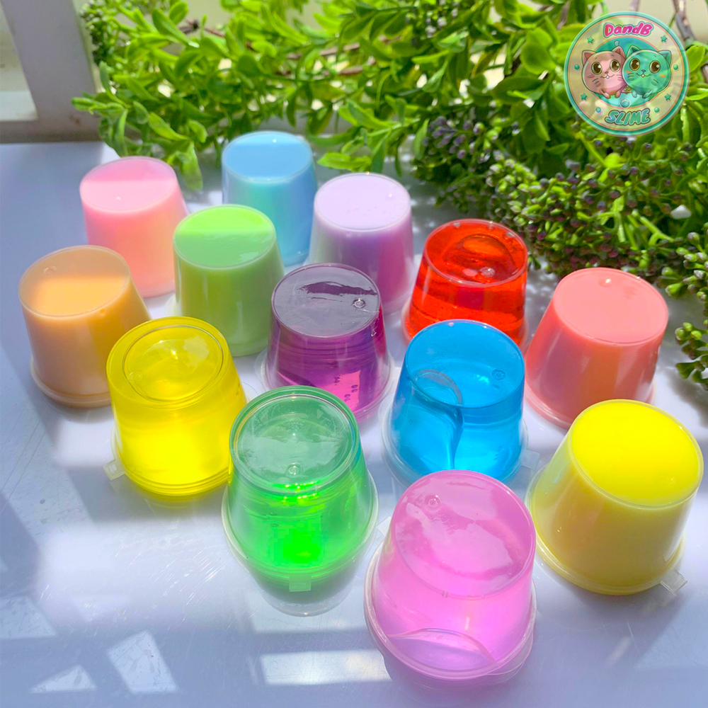 Mini slime basic màu ngẫu nhiên 30ml - chất nhờn ma qúai thơm,dẻo,đẹp, chơi thư giãn