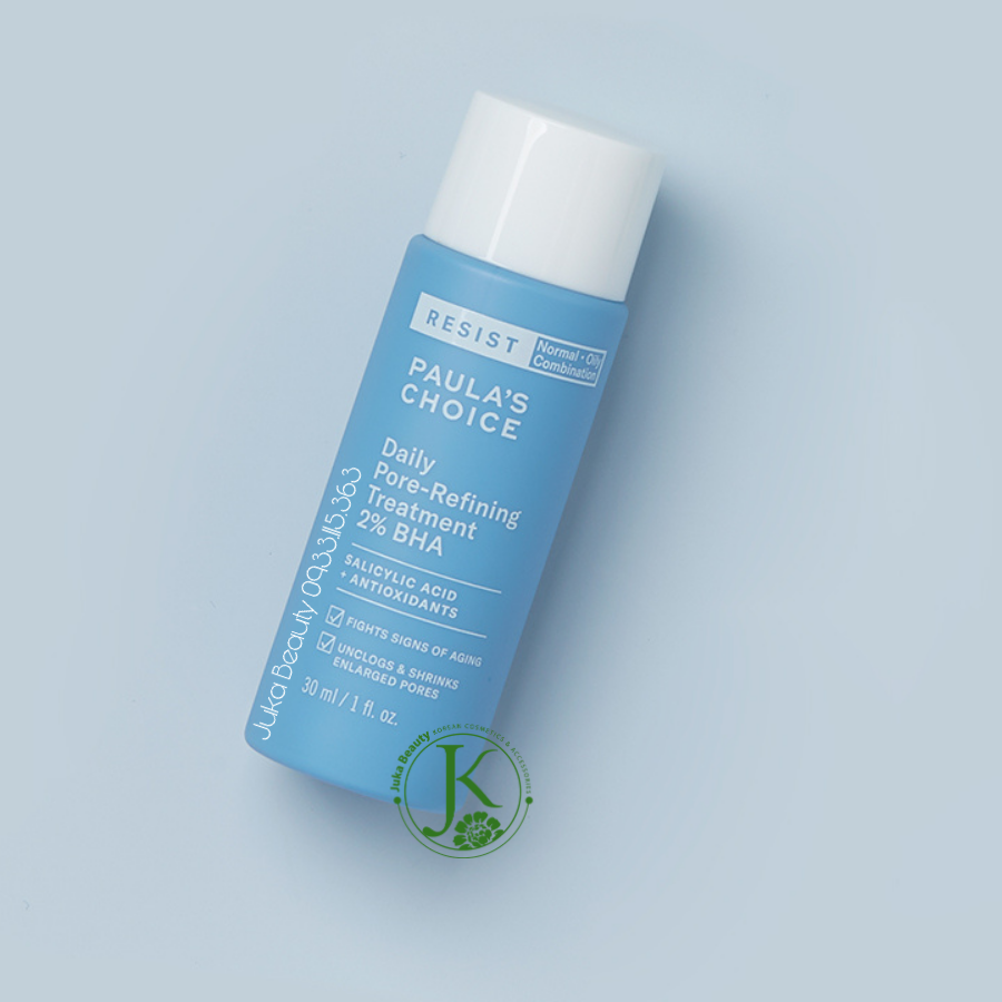 (Mini 30ml) Tẩy da chết chống lão hóa Paula’s Choice Resist Daily Pore-Refining Treatment With 2% BHA 30ml