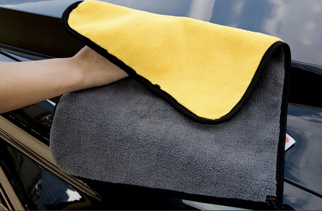 Khăn lau ô tô, xe hơi MICROFIBER 2 mặt cao cấp siêu sạch siêu thấm hút