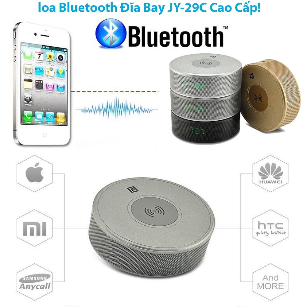 Loa nghe nhac mini gia re, loa bluetooth, loa bluetooth đĩa bay jy-29c cao cấp, kết nối bluetooth 4.2, âm thanh nổi sống động, thông báo bằng giọng nói, bh 1 đổi 1,