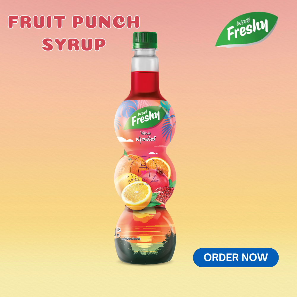 SYRUP FRESHY TROPICAL PUNCH 710ML - Hương Vị Trái Cây Nhiệt Đới Đậm Đà (Thái Lan)
