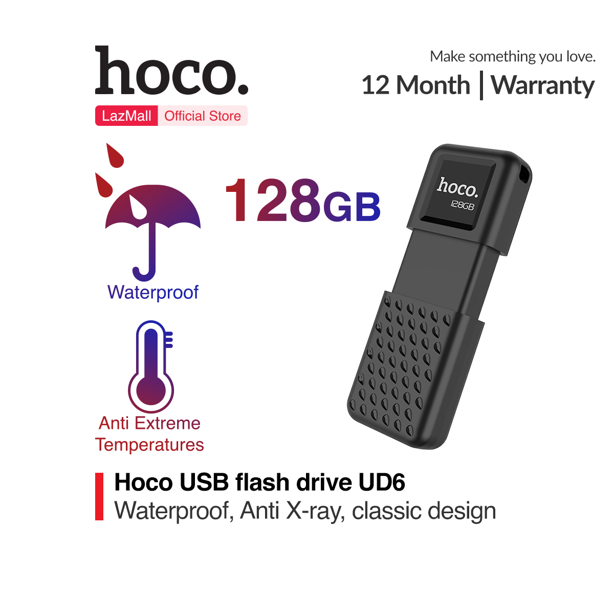 USB HOCO UD6 Intelligent 128GB