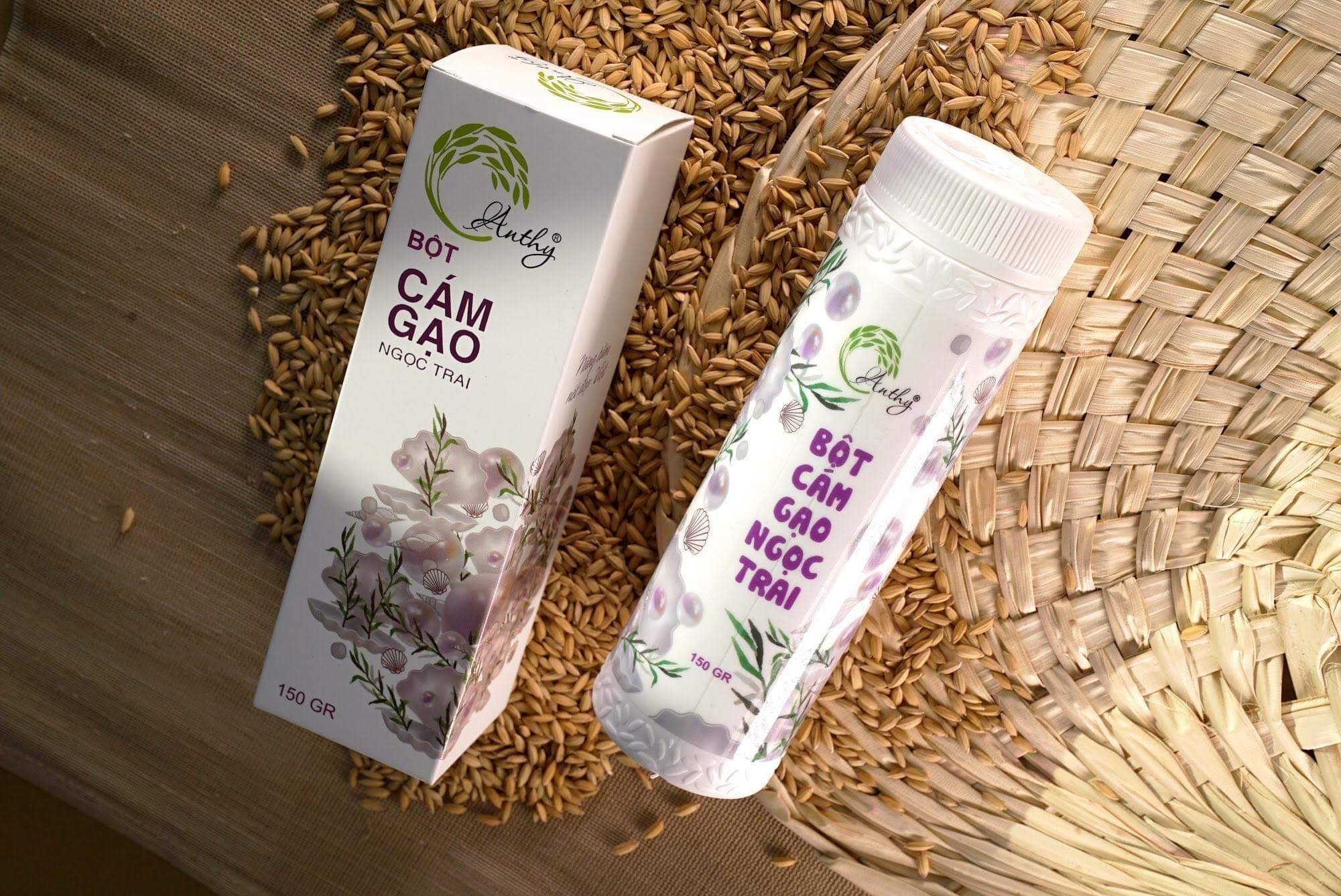Cám gạo ngọc trai AnThy Organic