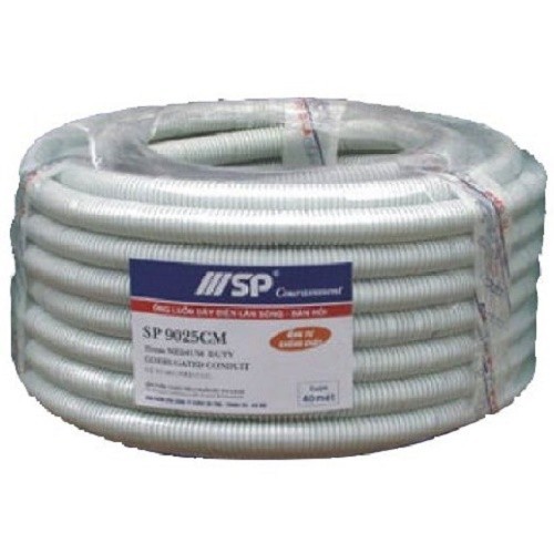 Combo 1 Cuộn Ống Ruột Gà Luồn Dây Điện Sino Các Loại Bằng Nhựa Chống Cháy - ống luồn đàn hổi sino