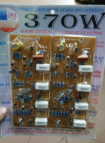 Bo mạch hảo my 8 sò 2 vế 370w