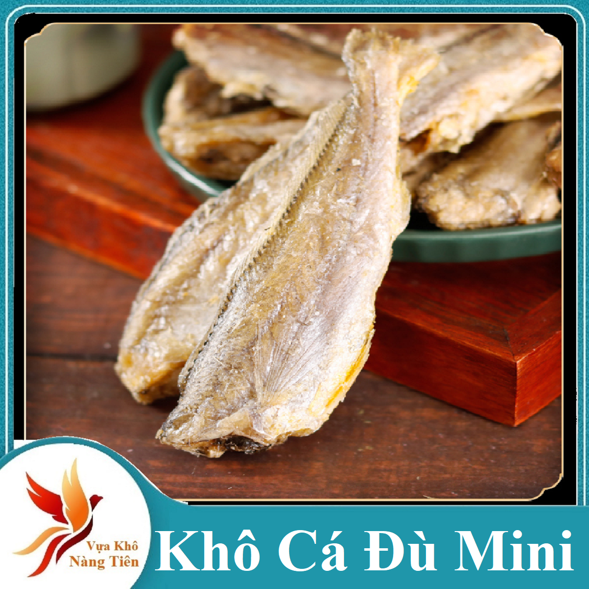 Khô Cá Lù Đù Mini Vị Mặn Vừa Ăn Sạch Ngon- VỰA KHÔ NÀNG TIÊN