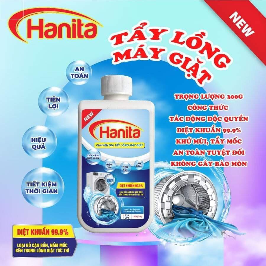 TẨY LỒNG MÁY GIẶT HANITA CHÍNH HÃNG