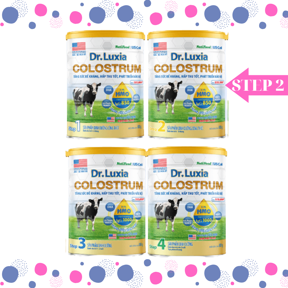 Sữa bột dr.luxia colostrum step 2 - loại 400g