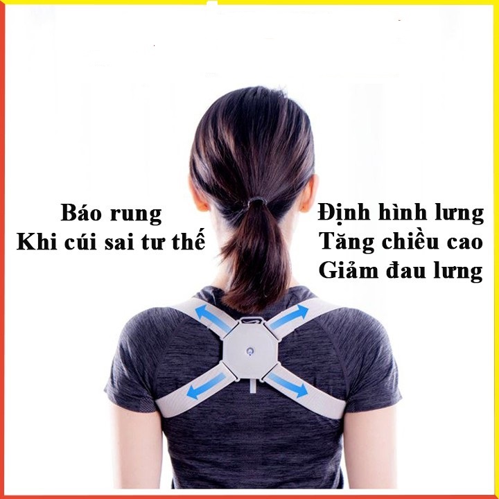 Đai Chống Gù Lưng Điện Tử chống gù lưng trẻ em, trị lưng tôm, cong vẹo cột sống