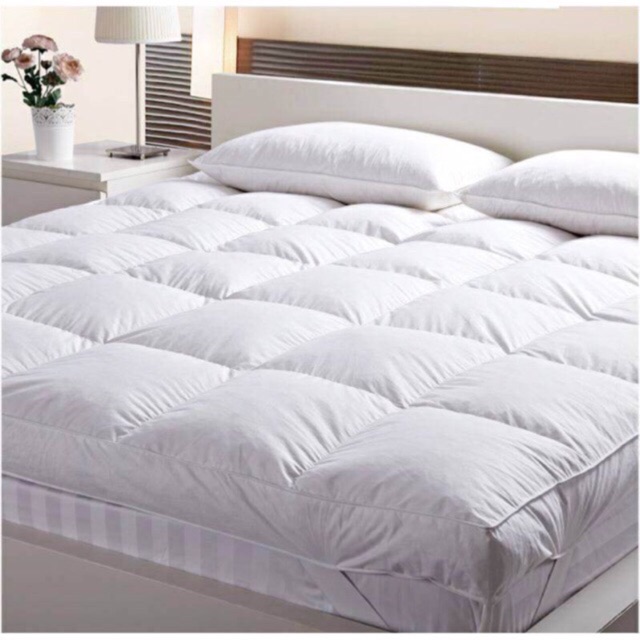 Topper Mềm Nệm Chuẩn 5 Sao Dày khoảng 6- 8 cm Gòn Lông Vũ T0512