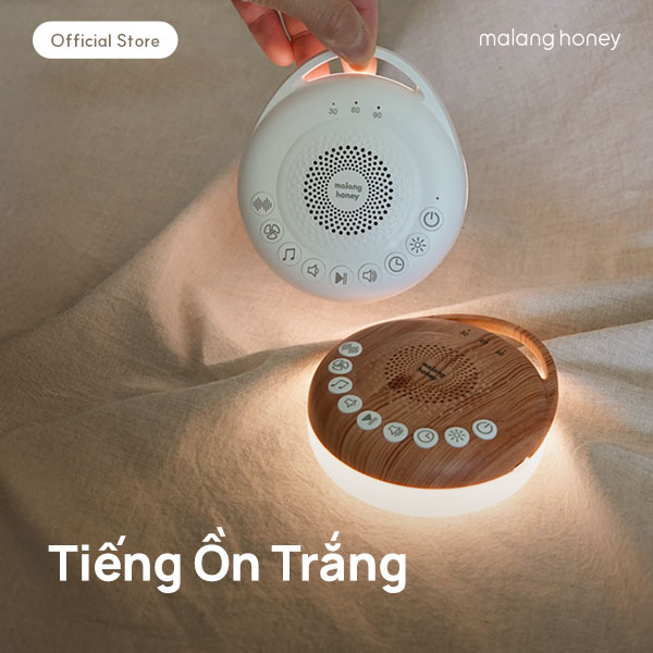 [Malang Honey] Newborn Baby White Noise with 31 Sound & Night Light Help Better Sleep Training, 155g 2colors