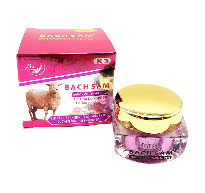 Kem Bạch Sâm K3 nám tàn nhang đồi mồi giảm nhăn dưỡng trắng Giúp hục hồi