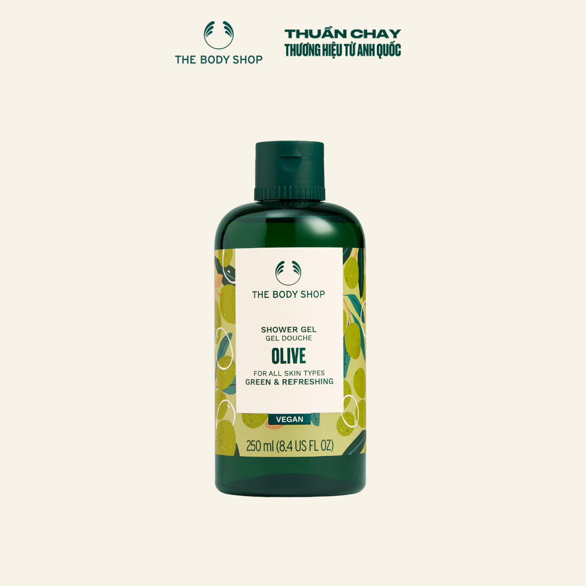 Sữa Tắm Dạng Gel Olive Shower Gel 250ML THE BODY SHOP
